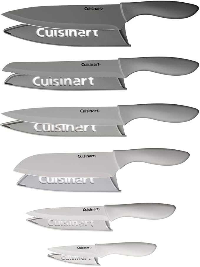 Ninja DT2550 Foodi 10-in-1 Smart XL Air Fry Oven (Renewed) Bundle with Deco Chef Pair of Red Heat Resistant Oven Mitt and Cuisinart Advantage 12-Piece Gray Knife Set with Blade Guards