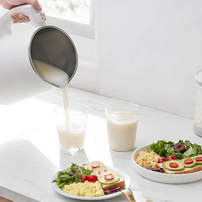 Soybean Milk Maker Automatic Hot Soy Milk Maker Stainless Steel SOYA Bean Machine Juice