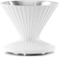 Metal Pour Over Coffee Dripper Reusable Filter with Night Light Customized Blossom Cone Funnel for Travel Camping Office Home Manual Coffee Brew Maker