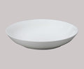 Bone China Coupe Shape Elegance White Pasta/Soup Plate 8 Case of 6