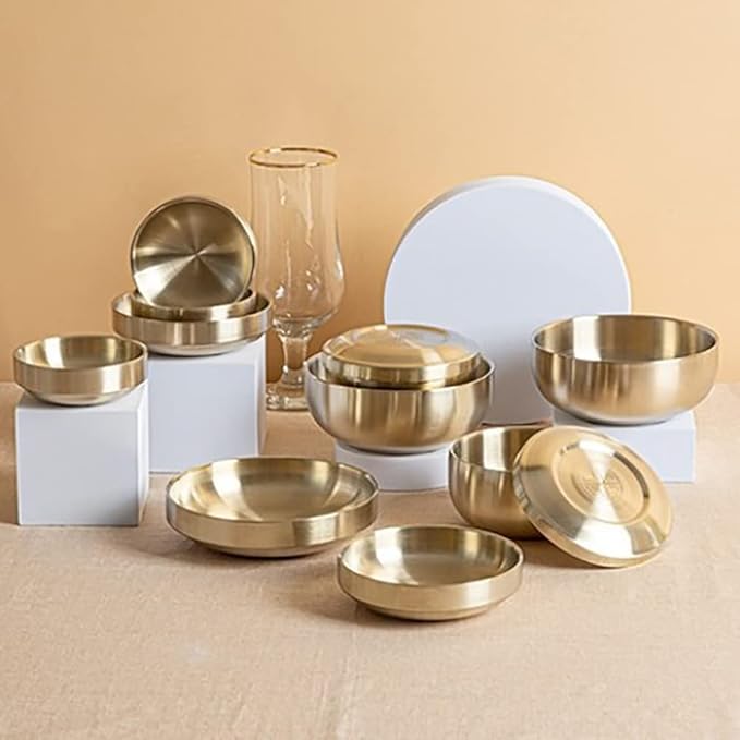 Korean style Titanium lightweight easy to care for Luxury Tableware Set for 2 people-12PCS