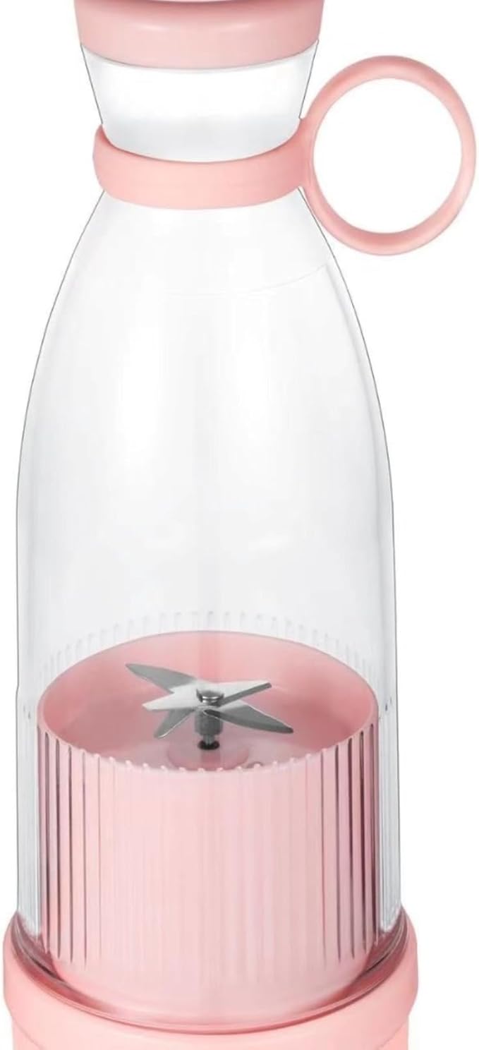 400ml Portable Mixer With Stainless Steel Blade Charging Wirelessly Fresh Juice Is Available In 30 Seconds Suitable For Office Picnics And Gym