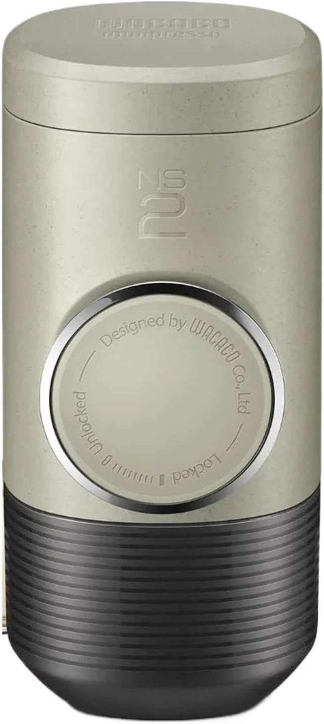 Portable Coffee Machine Portable Espresso Machine Compatible With Capsules And Compatible Devis Manually Operated 18 Bar Small Handheld Coffee Machine for Outdoor Travel Picnic(Capsule Edition)