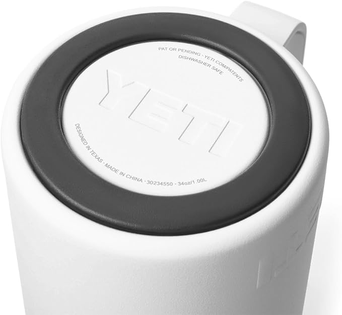 YETI Rambler 34 oz. French Press Coffee Maker with GroundsControl Filter White