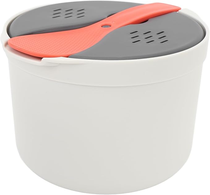 Microwave Rice Cooker Steamer Microwave Rice Steamer Portable Microwave Vegetables Cooker for Rice and Vegetables