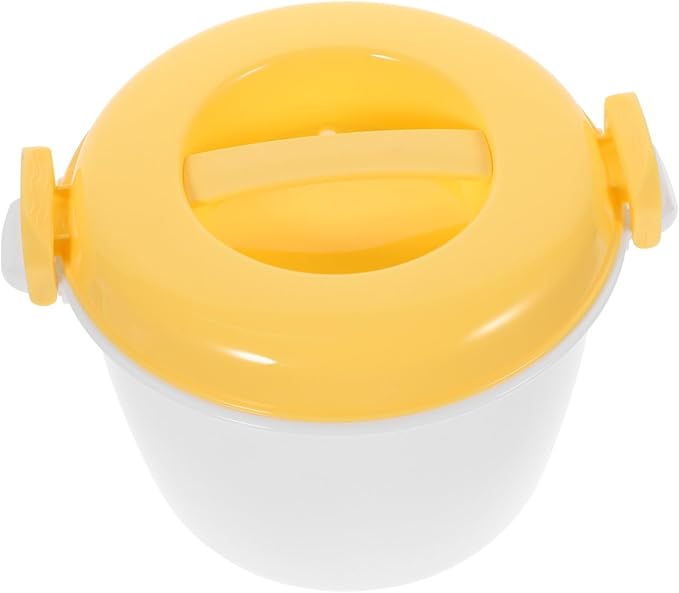 Microwave Rice Cooker Steam Function Portable 4-Cup Capacity Food Container for Efficient Meal Prep for Home and Travel