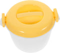 Microwave Rice Cooker Steam Function Portable 4-Cup Capacity Food Container for Efficient Meal Prep for Home and Travel