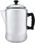 Shipenophy Percolator Coffee Pot Aluminum Alloy Camping Coffee Makers Pot Percolator Tea Kettle for Stove Top Coffee Kettle with Lid for Home Cafe Use