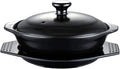 Black Enameled Claypot Rice Ceramic Casserole Cooking Pot Pot Rice Ceramique