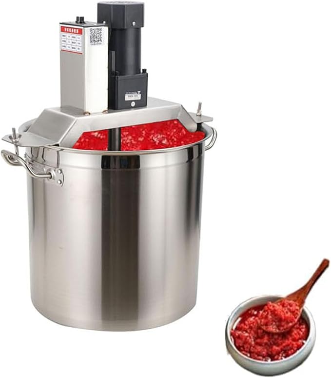 Electric Automatic Stirrer Mixer 50L Capacity with 4-Blade Scraper Adjustable Speed for Efficient Food Mixing Ideal Kitchen Tool for Cooking and Baking