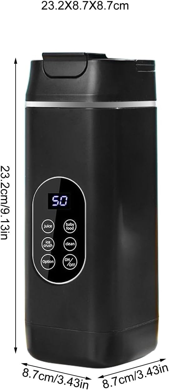 Portable Blender Rechargeable USB – Travel Kitchen Gadgets Drinks Maker Summer Home Sport Juice Commercial Shakes Coffee Table | Drinks Maker Summer Home Sport Juice Commercial Shakes Coffee Table B