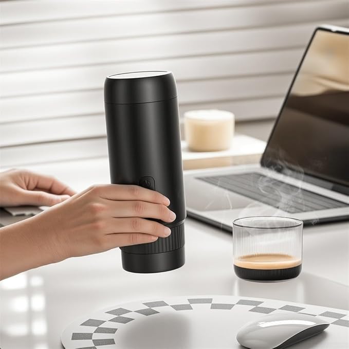 Portable Electric Espresso Machine 20 Bars Fast Heating Coffee Machine For Home/Travel/Office/Camping Car for MINI Coffee Maker Self-Heating With USB Rechargeable