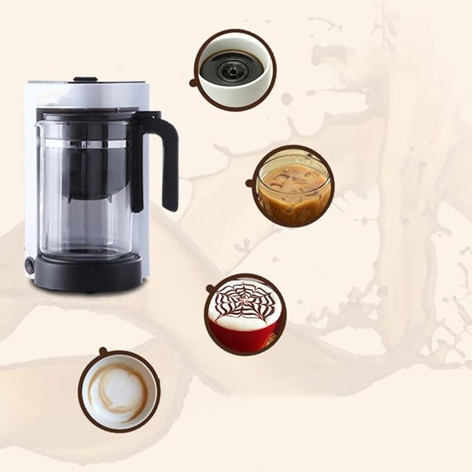 Coffee Maker Steamer Automatic Steam Black Tea Household Glass Burning Teapot