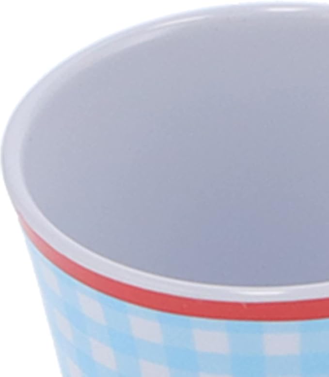 12Pcs Set Dinnerware Set Household Dinnerware Light Blue Grid Cup Bowl PlateHome Supplies for Home Kitchen Restaurant