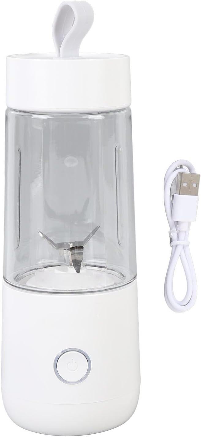 Portable Blender Travel Mini Blender for Shakes Smoothies USB Rechargeable Personal Blender Compact Electric Juicer Cup with 2000mAh Battery for Travel Camping Gym