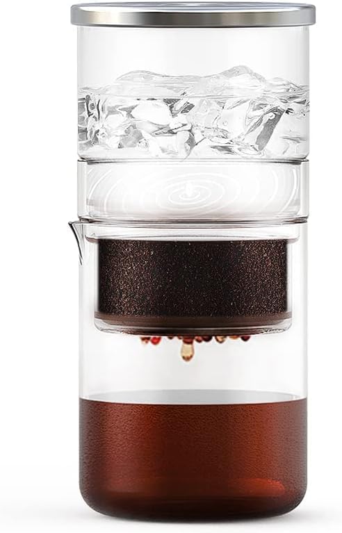 2-in-1 Cold Brew Dripper Cold Brew Coffee MakerIce Drip Coffee Maker 300ml - Coffee maker for cold brewed coffee and tea coffee maker for cold extraction
