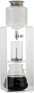 Beverage Equipment Acrylic Siphon Coffee Maker Cold Brew Dripper Iced Coffee Brewer Maker with Adjustable Dripper Stainless Steel Filter Coffee Maker Siphon Coffee Maker