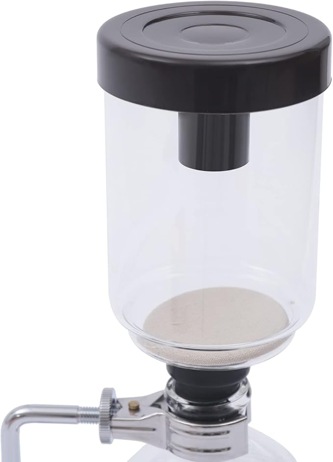 Siphon Coffee Maker Syphon Coffee Brewer Coffee Siphon Brewer Tabletop Glass Siphon Pot Glass Drip Coffee Maker Set Hot Tea Maker for Home Household and Office (360ml)
