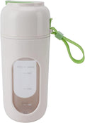 Akozon Akozon Portable USB Rechargeable Blender Mini Smoothie Maker with 12 Steel Blades for Home Sports Travel and Outdoors (Green)