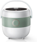 Bear Rice Cooker 3 Cups (Uncooked) 3D Heating and Fuzzy Logic Healthy Nonstick Small Rice Cooker PFAS-Free Touch-Screen for White/Brown Rice Quinoa Oatmeal Soup
