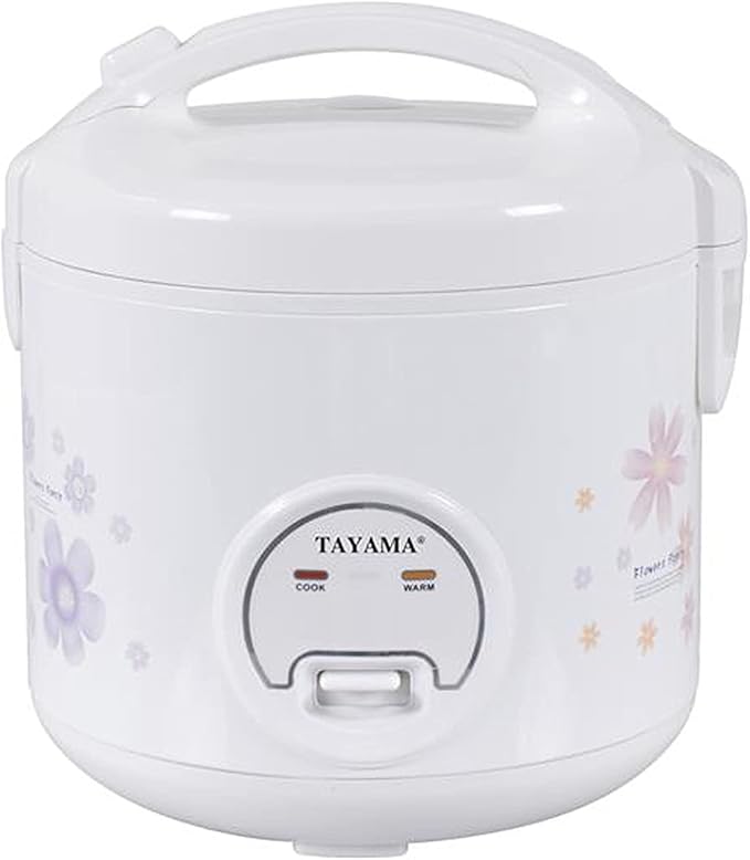 TAYAMA Automatic Rice Cooker &amp Food Steamer 5 Cup White (TRC-04RS)