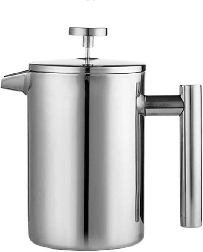 350ml/800ml/1000ml Coffee Maker Pot Press Stainless Steel Double Walled Pots(800ml)