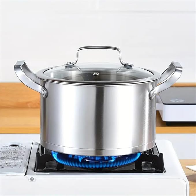 3Pcs Stainless Steel Cookware Set Versatile Frying Pan and Milk Soup Pots for Every Meal and KitchenA3 Pc