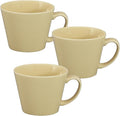 Yamaka Shoten Mino Yaki YMK124-36S Natural Dining Soup Cup Soup Mug 3 Piece Family Dinnerware Set 13.5 fl oz (400 ml) Diameter 4.3 x 3.5 inches (11 x 9 cm) Microwave Safe Dishwasher Safe Made in