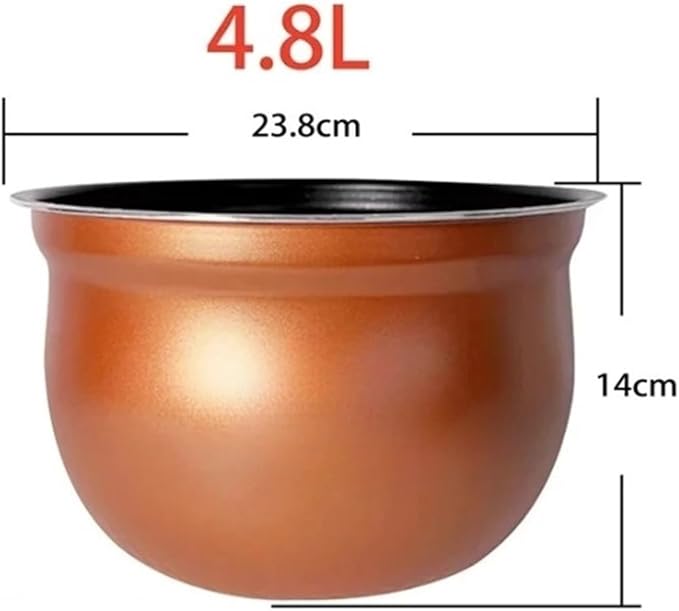 MY-YL50Easy202/YL50E507 Round Stove Kettle Inner Pot Rice Cooker Cooking Rice Pot Electric Pressure Cooker 4.8/5L Inner Pot(4.8L-A)