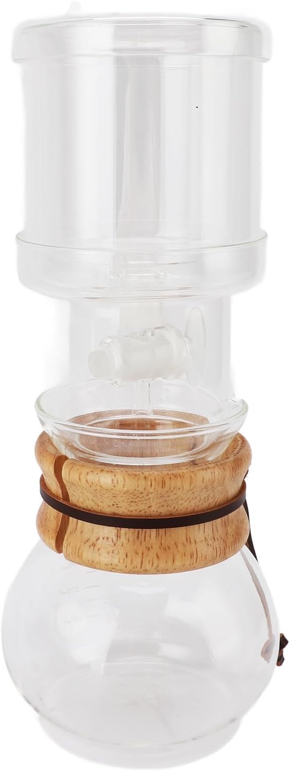 Cold Brew Coffee Maker Adjustable Water Double Layer Borosilicate Glass with Technology for Home Office Tea Room