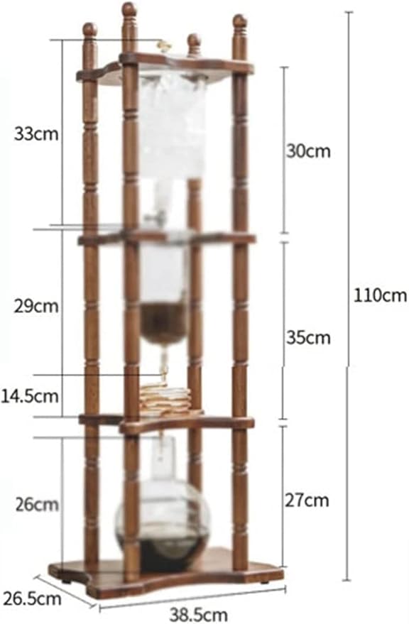 Percolator Coffee Pot Ice Drip Coffee Pot Drip Ice Brew Cold Brew Coffee Maker Restaurant Glass Cold Extract Large Appliance