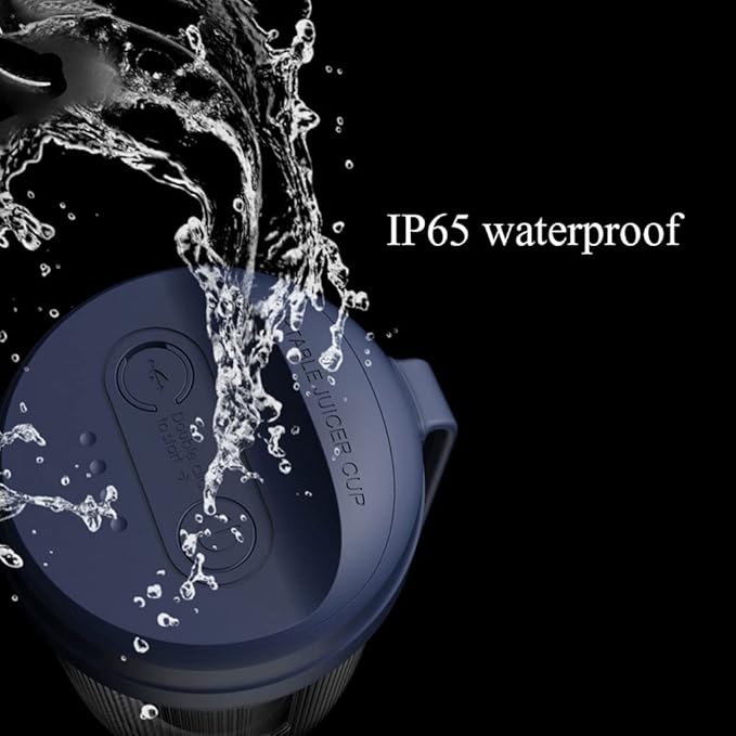 Portable Blender Travel Blender 300ml Mini Blender Personal Mixer Fruit Rechargeable with USB (Color : Blue)