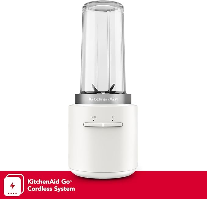 KitchenAid Go Cordless Personal Blender - battery sold separately KSBR200 Porcelain White