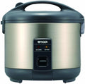 Tiger JNP-S18U-HU 10-Cup (Uncooked) Rice Cooker and Warmer Stainless Steel Gray