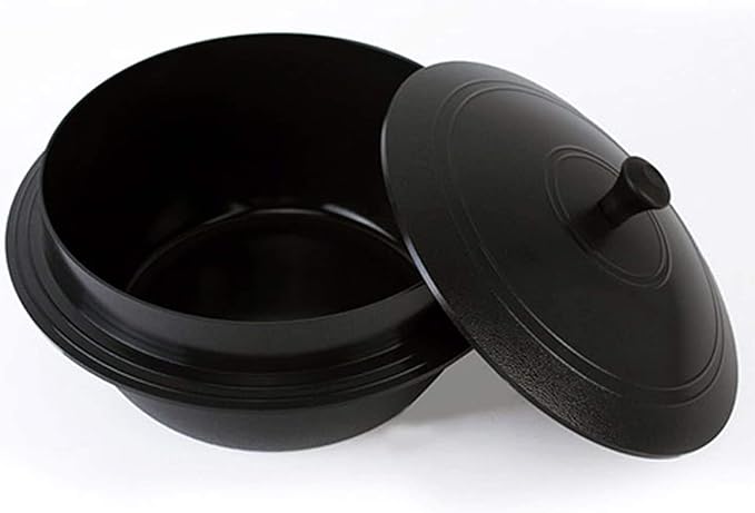 [KF] IH Induction Korean Traditional Iron Pot Rice Gamasot Ceramic Cauldron Made in Korea (7 (18cm))