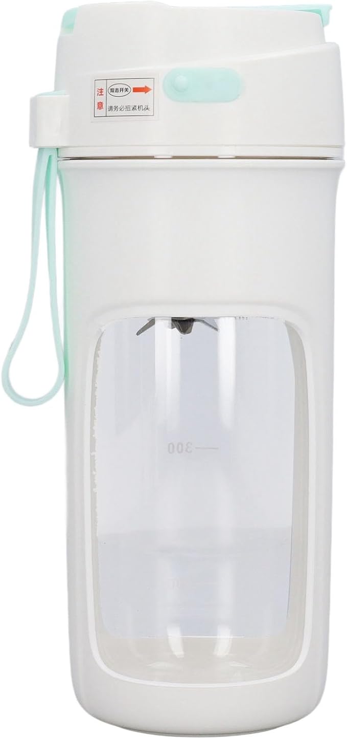 Haofy 500ml Portable Blender Cup Miniature Juicer Cup Multifunctional Blender with Built in 19000RPM Motor Power Straw for Smoothies Shakes
