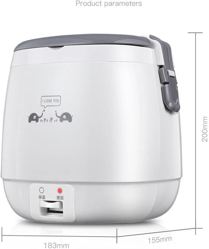 Mini Rice Cooker Commercial Rice Cooker 1.5L Rice Maker Removable Non-Stick Pot For Cooking Soups Stewing Steaming Automatic Keep Warm Function