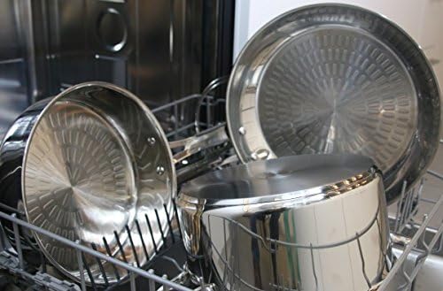 T-fal Performa Stainless Steel Cookware Set 14 Piece Induction Oven Safe 400F Pots and Pans Dishwasher Safe Silver