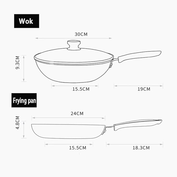 Cookware-Set 3-PieceCooking Pot SetStainless Steelwith Glass-Lids All Types of cookers Induction Gas Ceramic Electric Saute pan/A