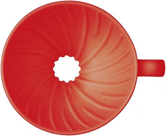 Hario V60 Ceramic Coffee Dripper Pour Over Cone Coffee Maker Size 01 Red