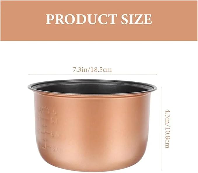 2L Household Rice Cooker Inner Cooking Pot Universal Inner Cooker Inner Container Non-Stick Inner Pot Rice Cooker Supply Pot
