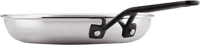 KitchenAid 5-Ply Clad Polished Stainless Steel Frying Pan/Skillet 10 Inch - Stainless Steel