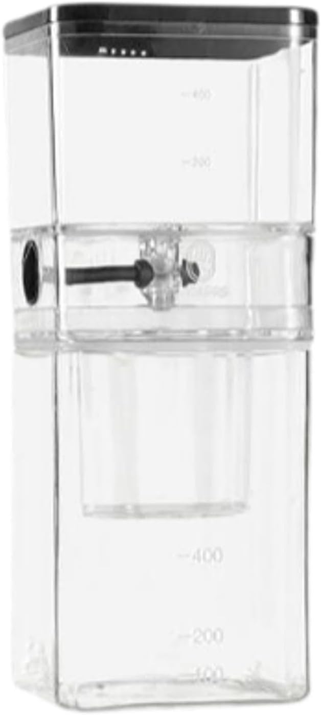 Ice Drip Coffee MakerCold Brew Maker Iced Coffee PitcherSturdyCoffee Pot Cold DripIced Coffee Brewer for CampingHomeBar White(White)