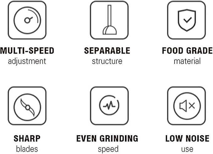 Electric Food Blender 1000W Cordless Immersion Mixer with Anti-slip Handle 2 Gear Speed Adjustable and Removable Blade Quickly Stir and Easy To Cleaning for Shakes Smoothies Puree Soups