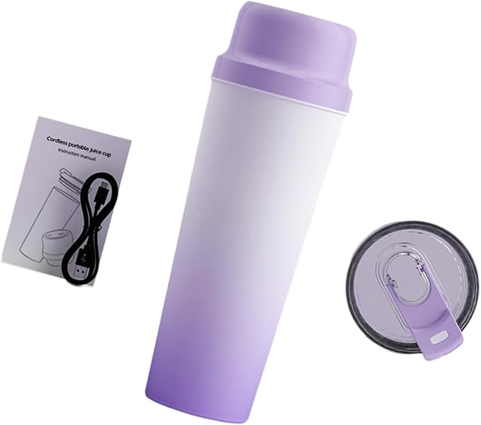PANGBOER Portable Smoothie Mixing Cup &amp Refillable 650ml Large Capacity Juicer Kitchen