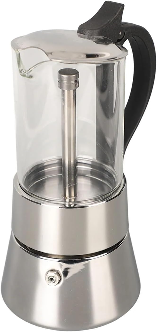 Stainless Steel Italian Coffee Maker For 4 Cups Machine