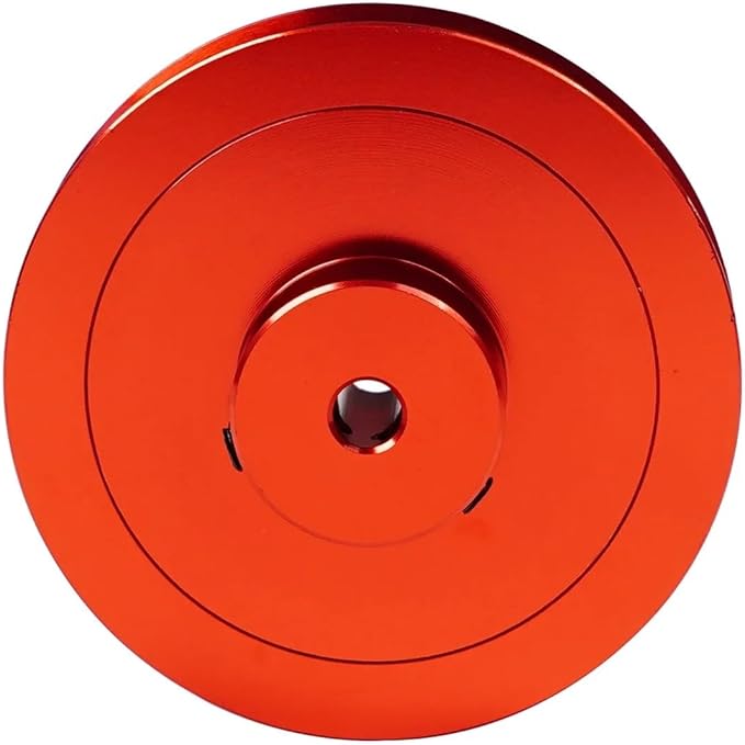 for VORON 80 Teeth GT2 Timing Pulley 2GT Synchronous Pulley Bore 5mm for Width 6mm Timing Belt 80T GT2 Aluminum Alloy Driving Wheel(Black_6MM)