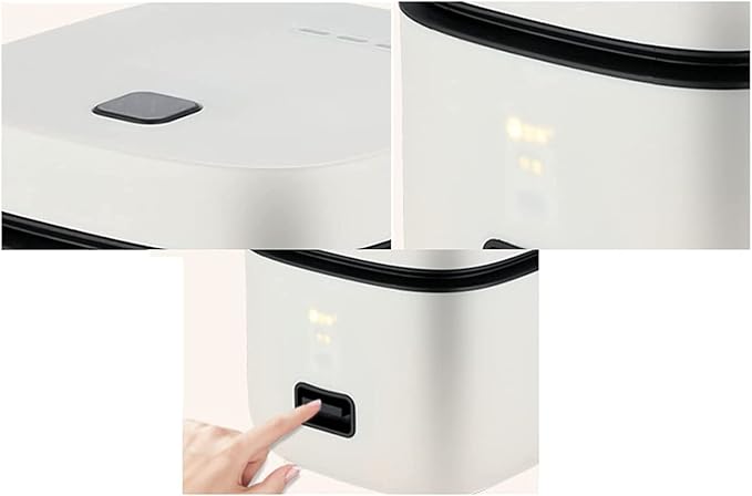 Rice Cooker &amp Steamer &amp Hot Pot &amp Soup Pot 1.2L Mini 5-Layer Gathering Non-Stick Liner for Family Dormitory for 1~2 People Rice Cooker