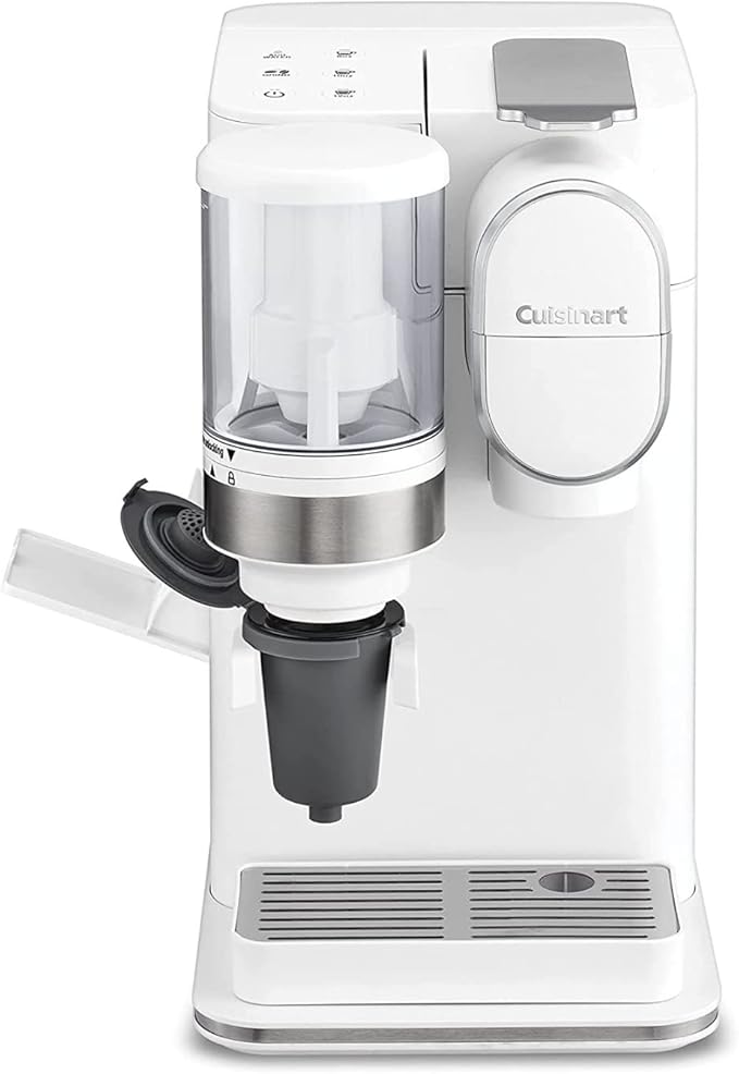 Cuisinart Single-Serve Coffee Maker + Coffee Grinder with 8 oz. 10 oz. and 12 oz. Serving Size Compatible with Single-Cup Pods 48-Ounce Removable Reservoir Stainless Steel DGB-2W