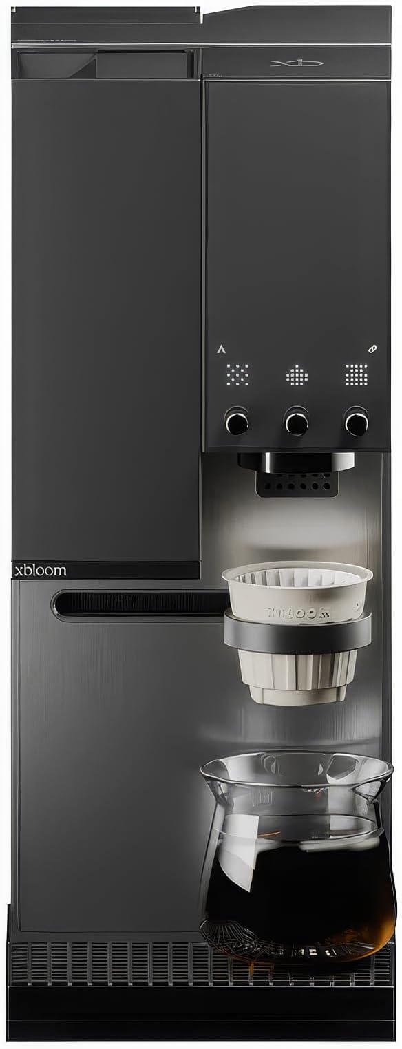 xBloom Studio – The Ultimate Coffee Machine – Drip Coffee Maker with Integrated Grinder Scale and 3 Levels of Automation Midnight Black